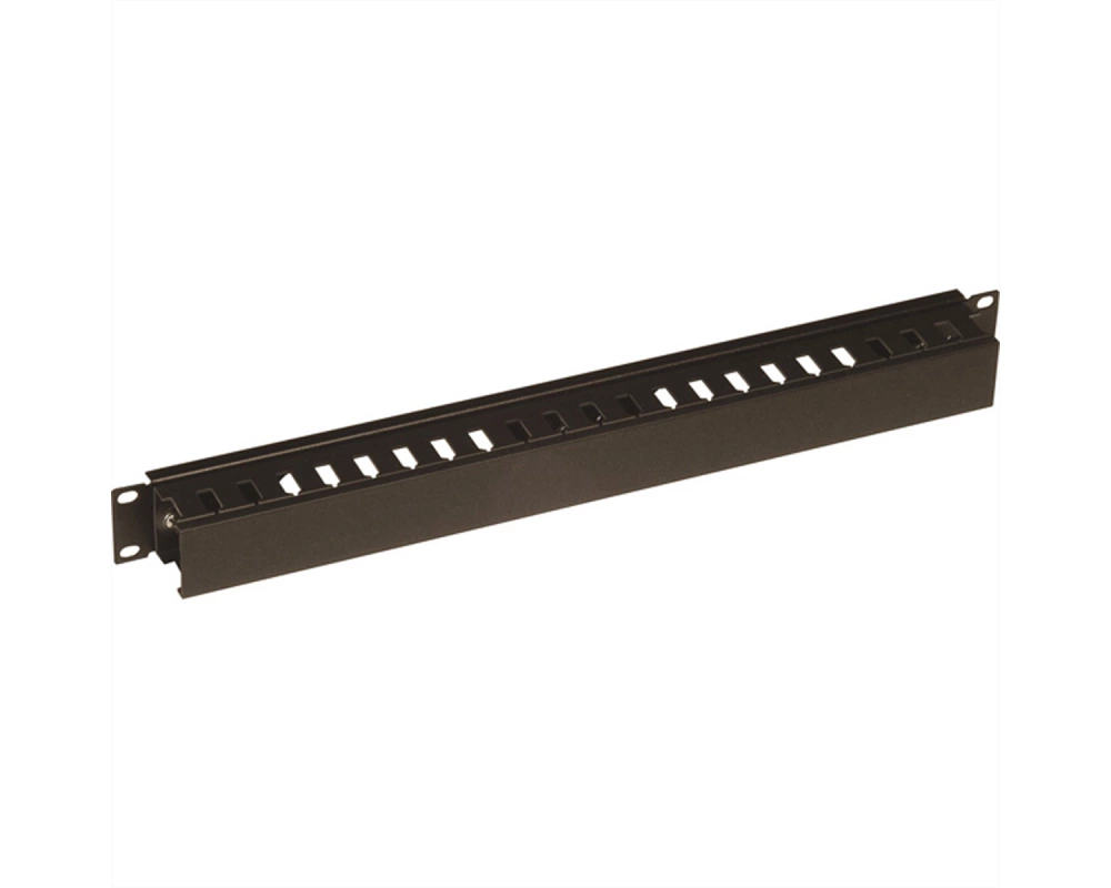CONTEG 19"-Frontplatte 1 HE mit Rangierkanal 40 x 60 mm