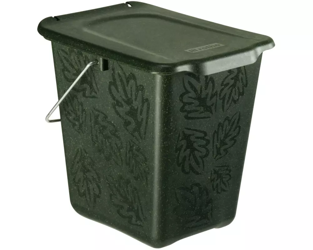 Rotho Komposteimer Greenline 7 l, Grün