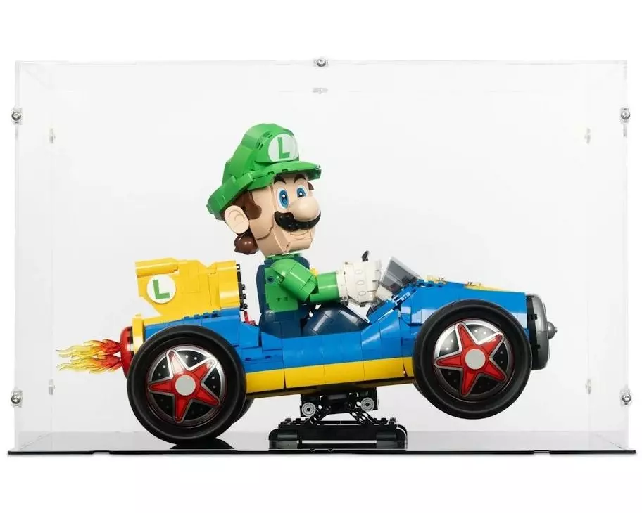 iDisplayit Acryl-Display für LEGO 72050 Mario Kart Luigi