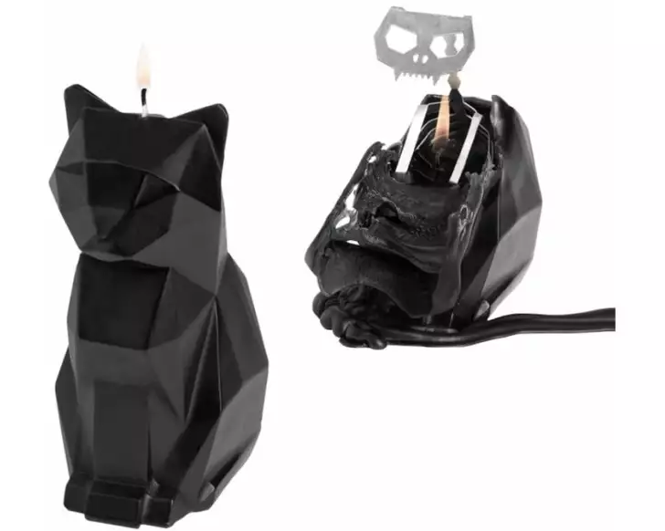 54Celsius Kerze PyroPet Cat Kisa Schwarz