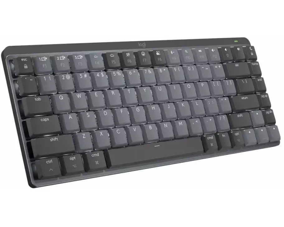 LOGITECH MX, Mechanical Mini, for Mac, Minimalist, Wireless, Illuminated Keyboard, - SPACE GREY - (PAN) - EMEA
