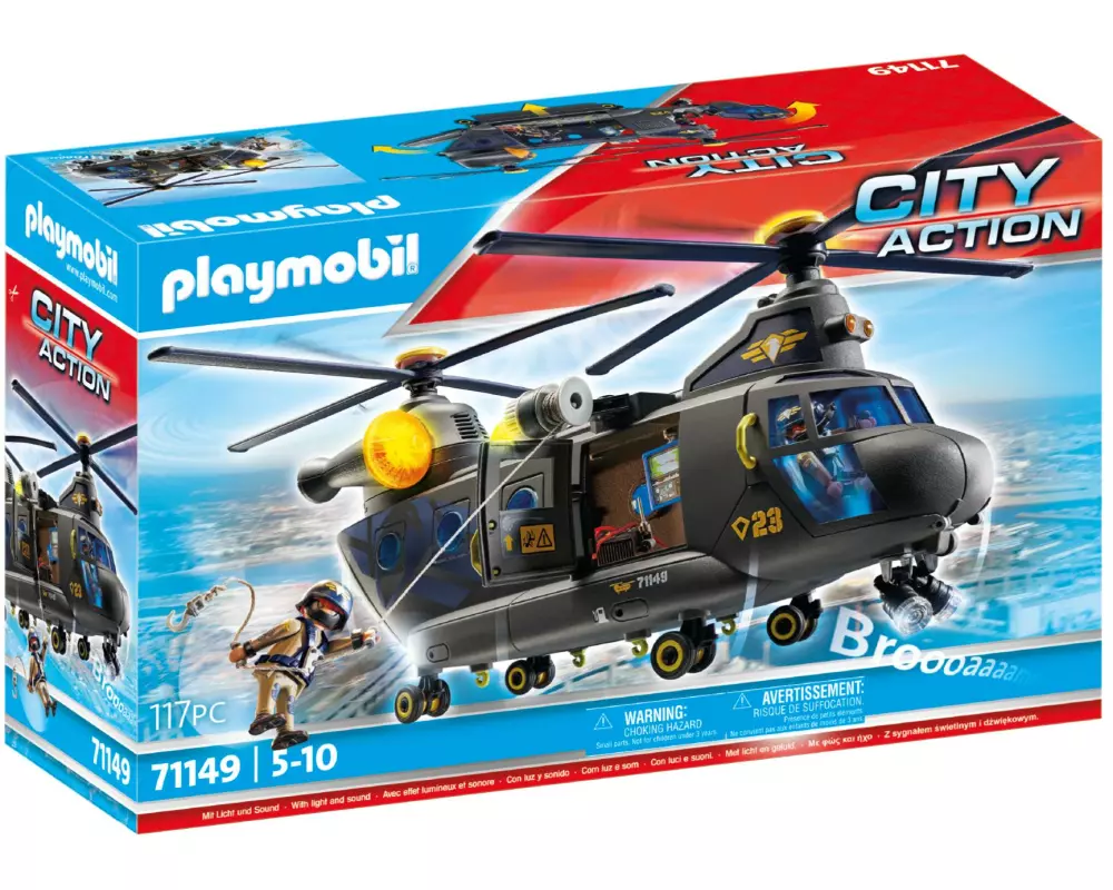 Playmobil City Action SWAT-Rettungshelikopter 71149