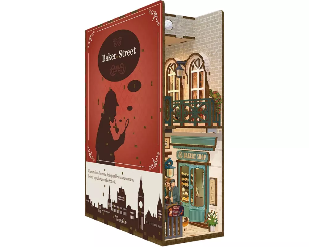 Tonecheer Bausatz Book Nook Baker Street