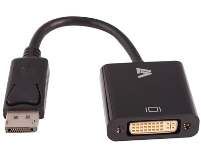 V7 CBLDPDVI-1E 10 cm DisplayPort/DVI-I Video Cable