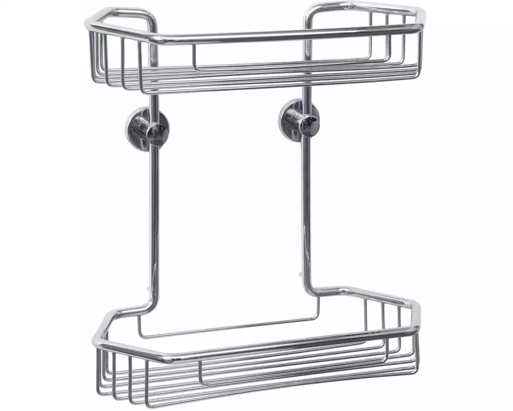 tesa Ablagekonsole Draad ohne Bohren, Silber