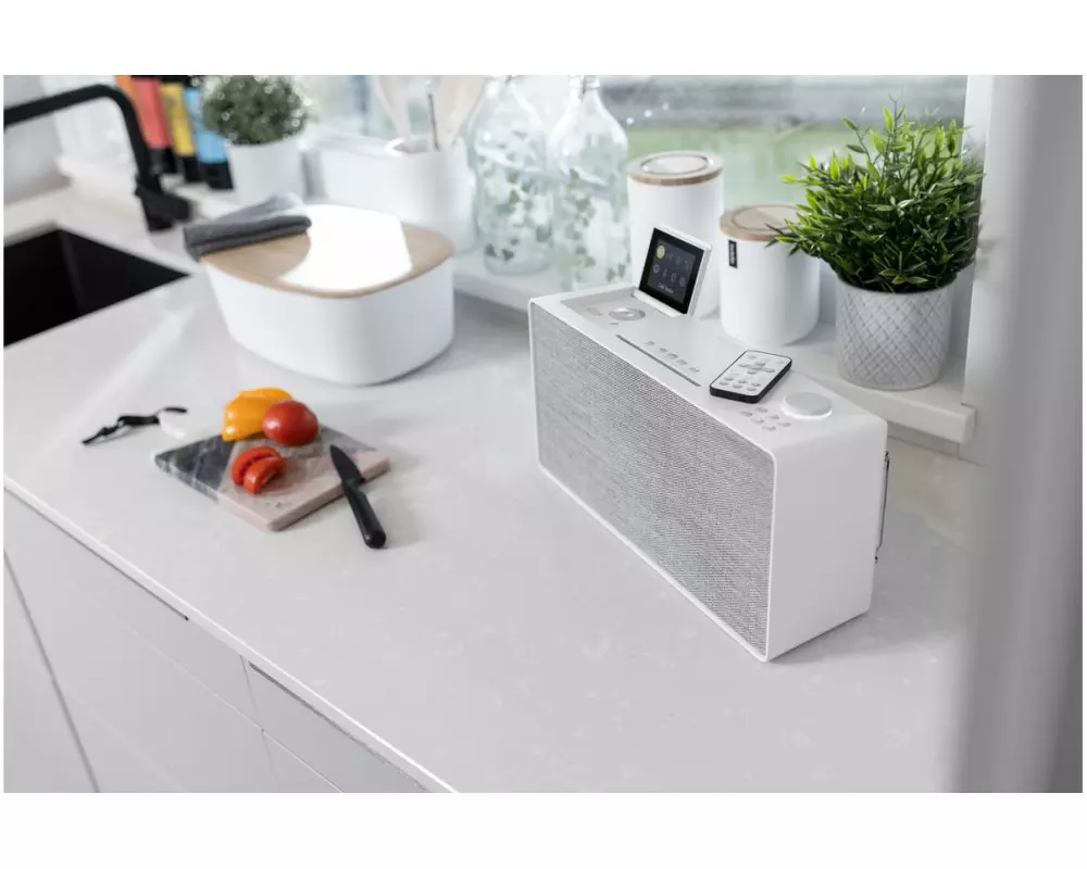 Pure Internet Radio Evoke Home Cotton White
