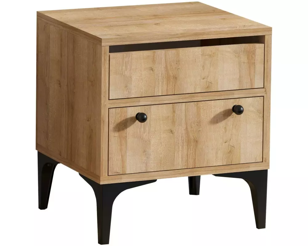 Woody Fashion Nachttisch Orabella 45 x 51 cm, Braun