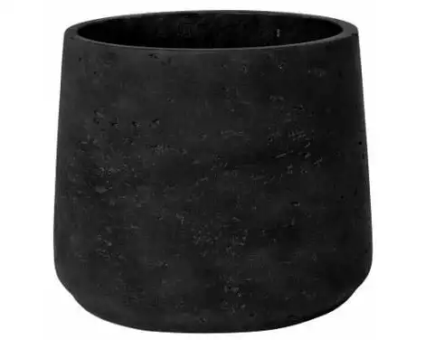 Pottery Pots Pflanzentopf Patt XL, Schwarz gewaschen