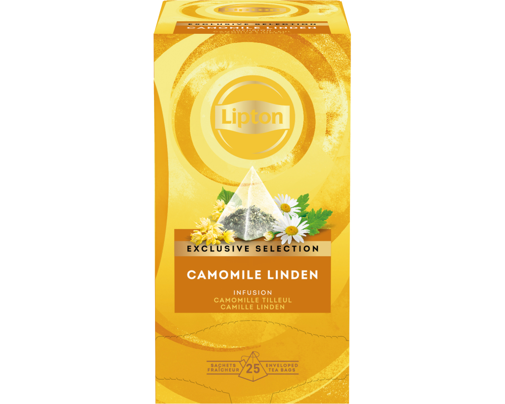 LIPTON Kamille - Linde Tee 4091070 25 Pyramiden