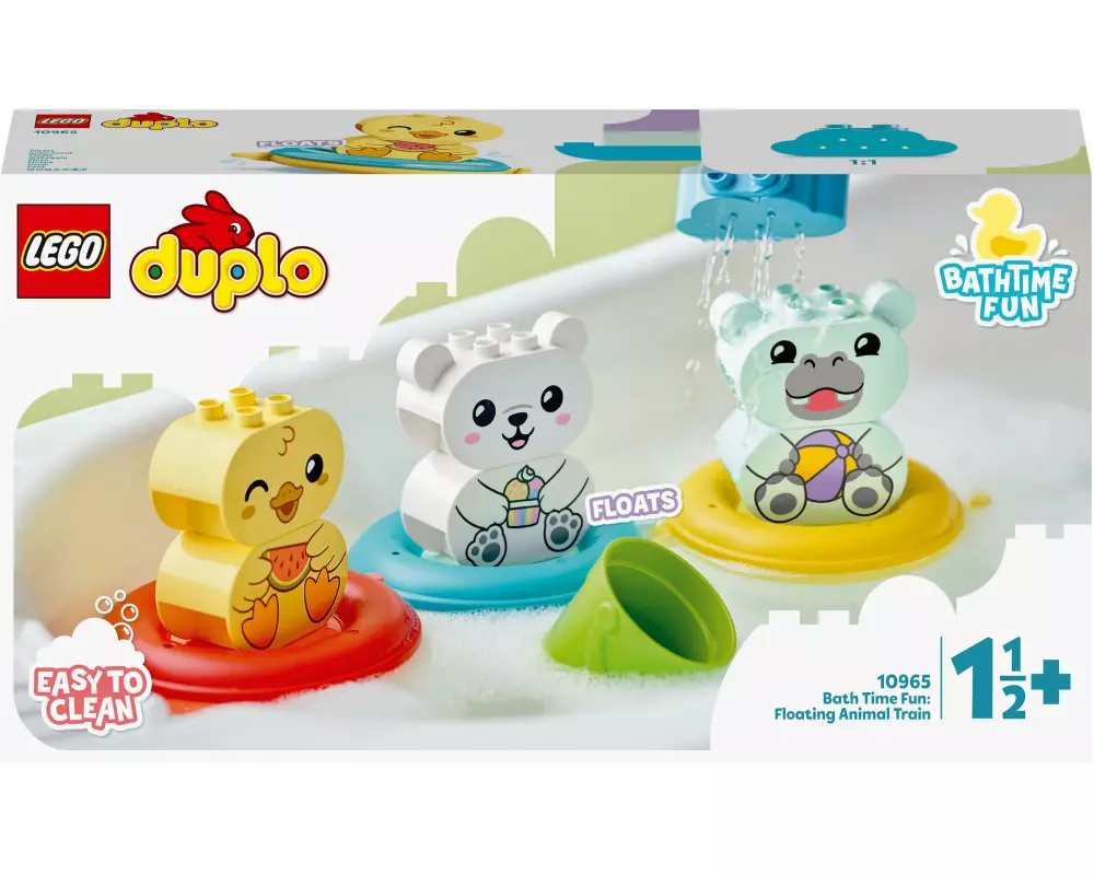 LEGO® DUPLO® Badewannenspass: Schwimmender Tierzug 10965