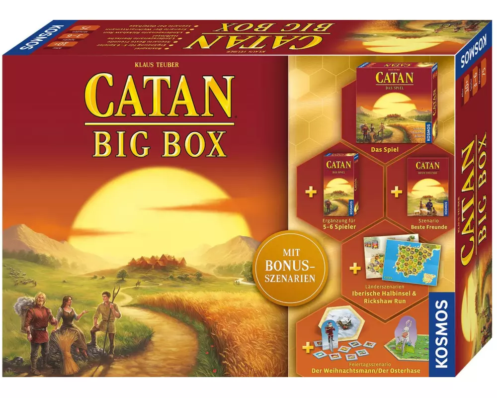 Kosmos Familienspiel Catan – Big Box -DE-