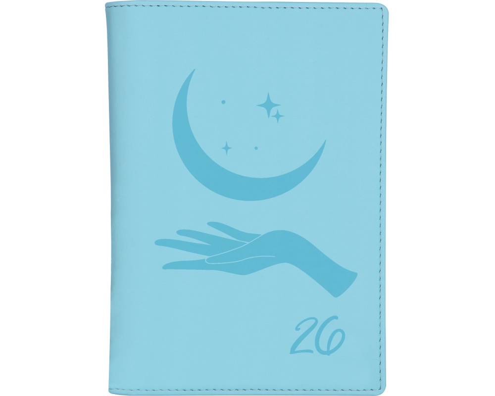 BIELLA Planer Istanbul 2026 855715060026U 1M/2S hellblau ML 10.6x15.3cm