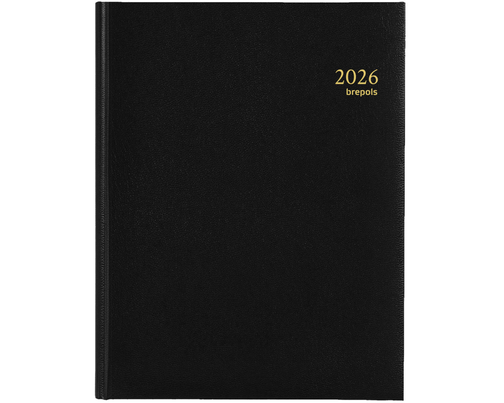 BREPOLS Agenda Timing Lima Kul. 2026 0.136.1256 1W/2S schwarz 17x22cm