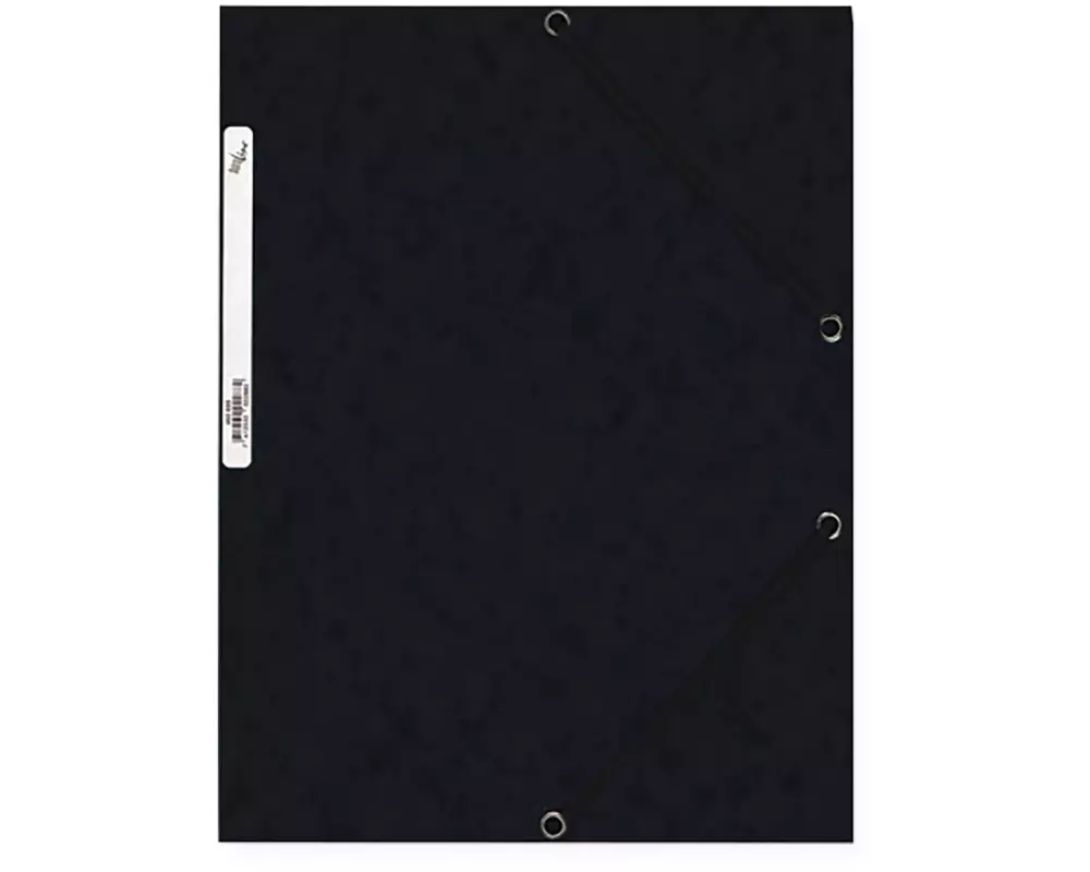 Büroline Gummibandmappe Karton, A4 Schwarz