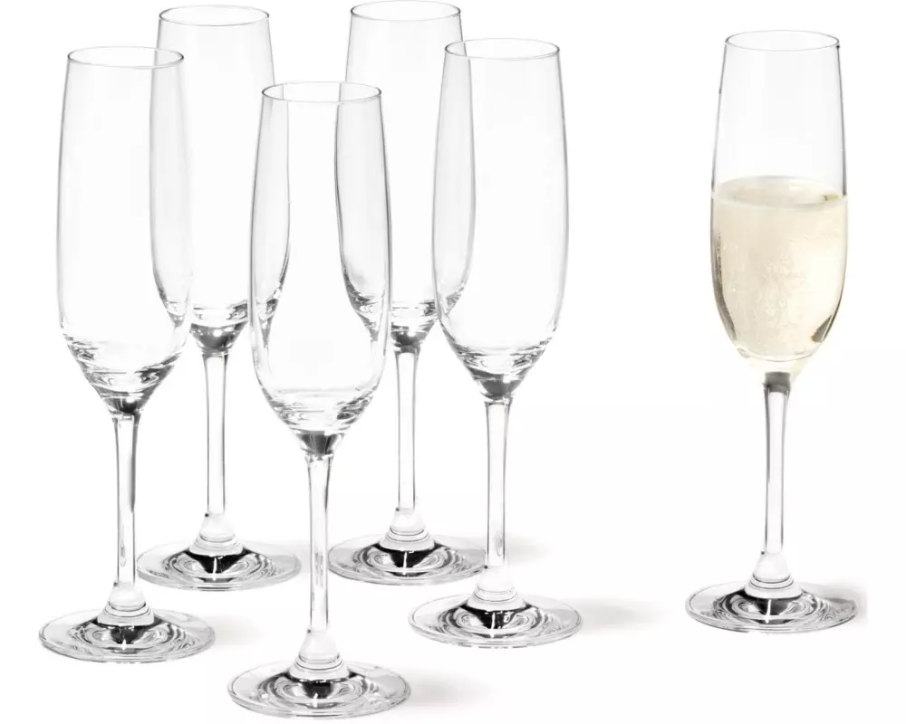 Leonardo Sektglas Ciao 190 ml, 6 Stück, Transparent