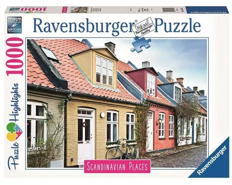 Ravensburger Puzzle Häuser in Aarhus, Dänemark