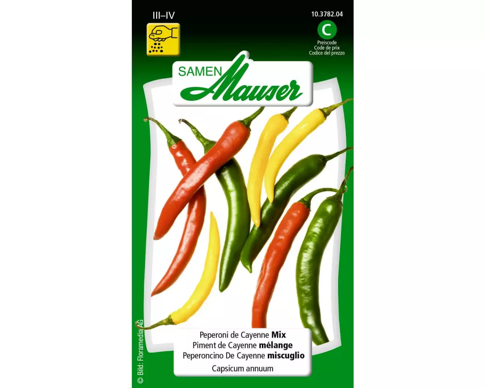Samen Mauser Samen Peperoni de Cayenne Mix
