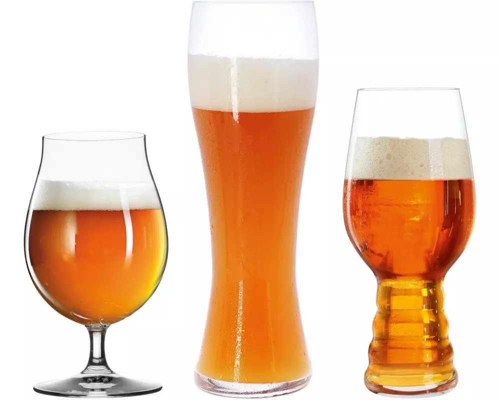 Spiegelau Bier-Tasting-Set Beer Classics 700 ml, Dreiteilig , Klar