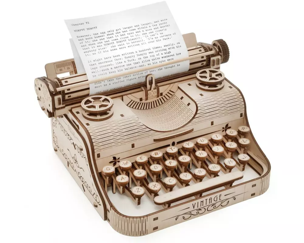 Eco-Wood-Art Bausatz Schreibmaschine