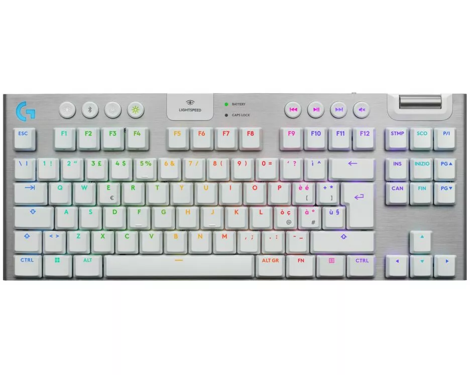 G915 X LIGHTSPEED TKL Wireless Gaming Keyboard - WHITE - DEU - EMEA28i-935