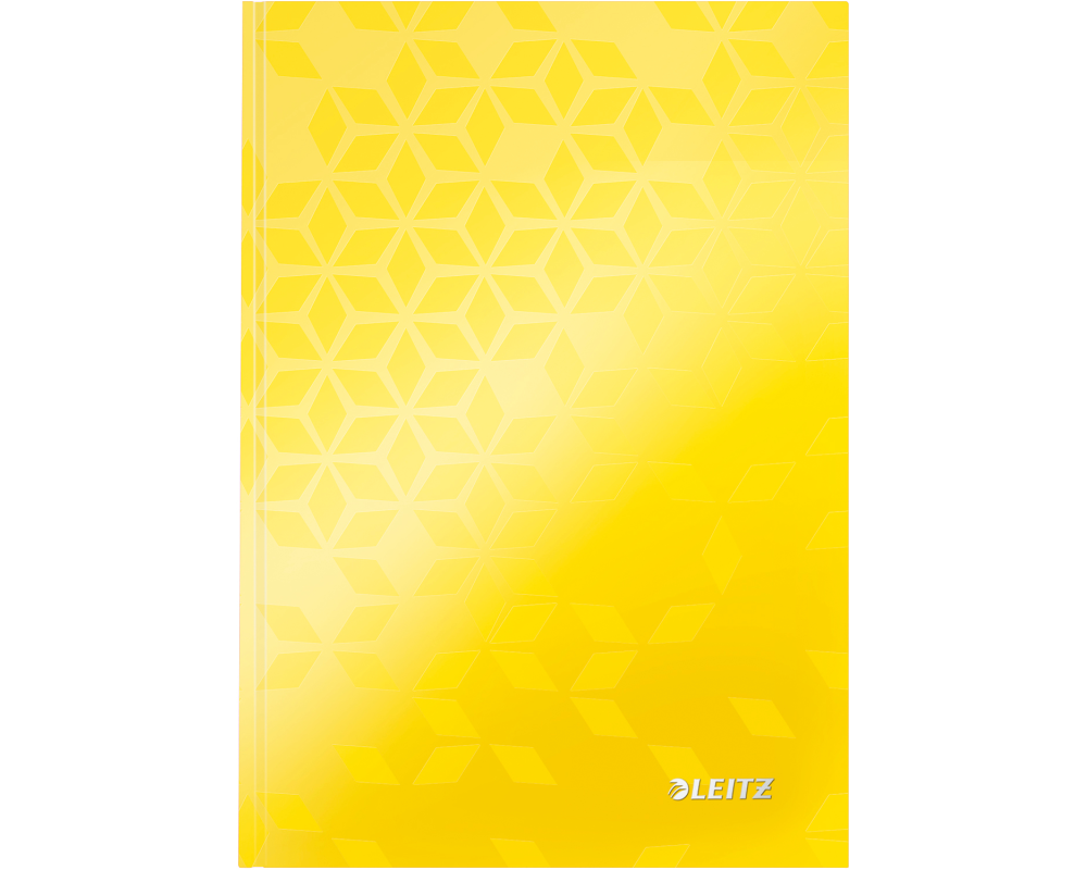 LEITZ Notizbuch WOW A5 4627-10-16 liniert, 90g gelb