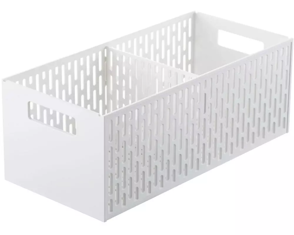 Yamazaki Aufbewahrungskorb Tower 15.3 x 32 x 12.2 cm, Weiss