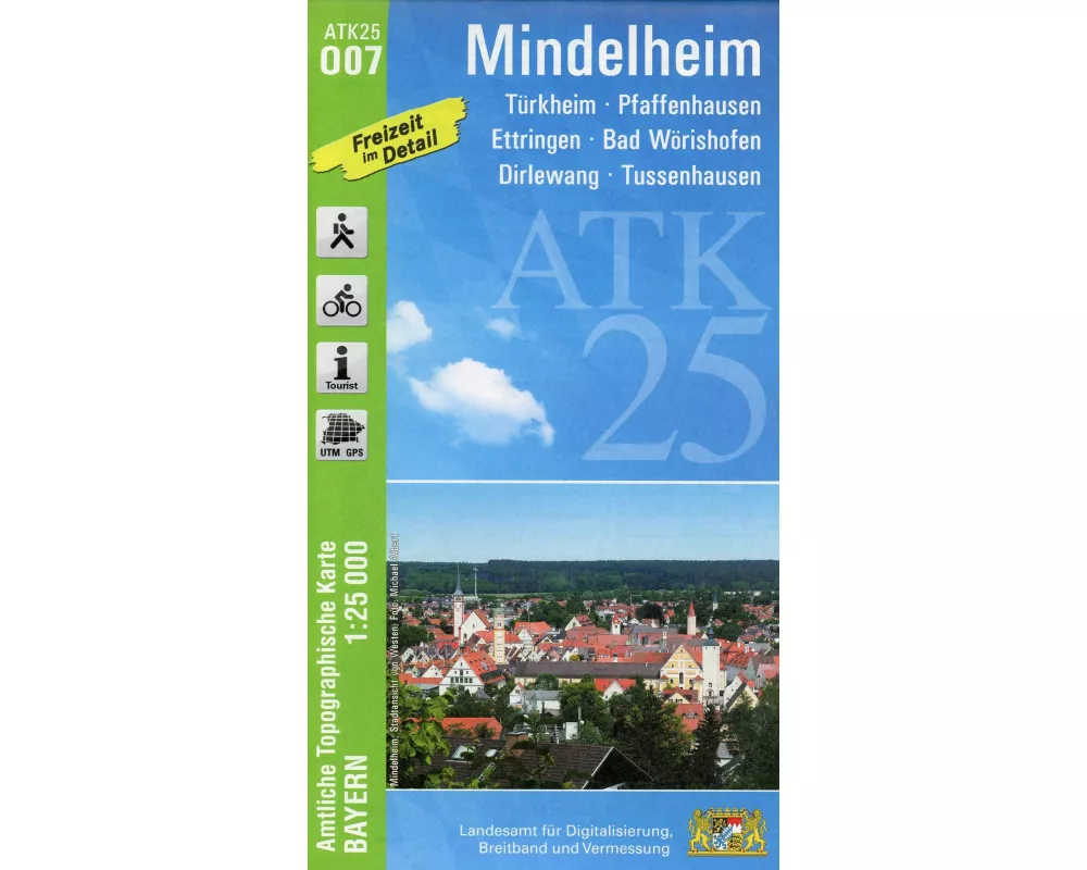ATK25-O07 Mindelheim (Amtliche Topographische Karte 1:25000)