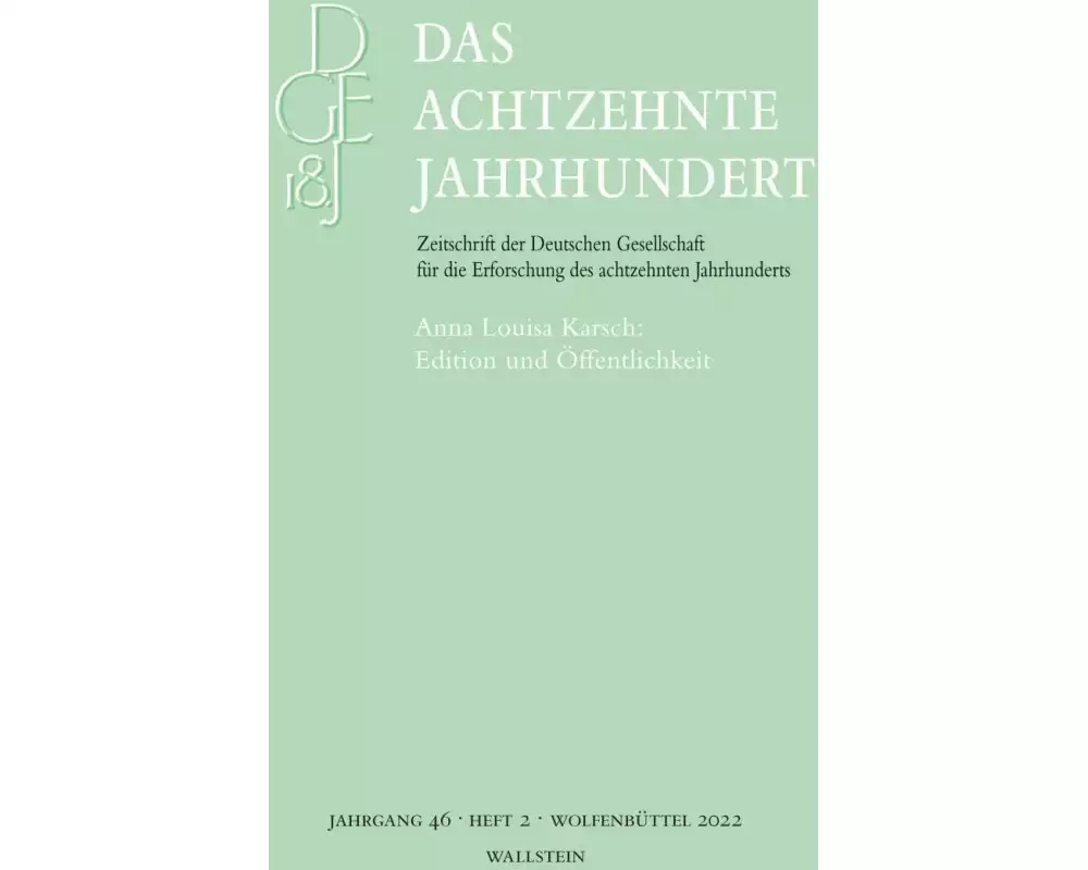 Das achtzehnte Jahrhundert