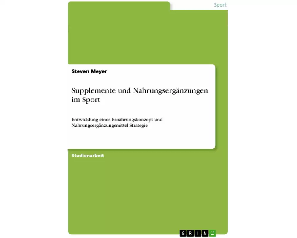 Supplemente und Nahrungsergänzungen im Sport
