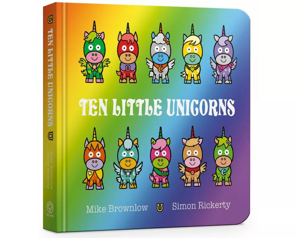 Ten Little Unicorns Board Book
