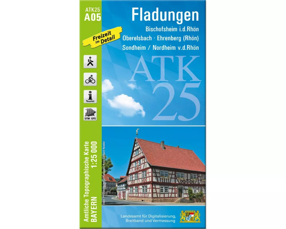 ATK25-A05 Fladungen (Amtliche Topographische Karte 1:25000)
