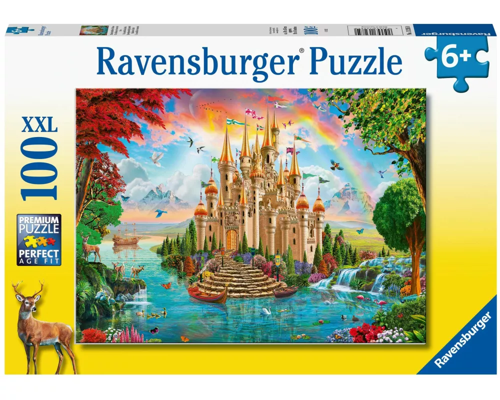 Kinderpuzzle 100 XXL Teile - Märchenhaftes Schloss