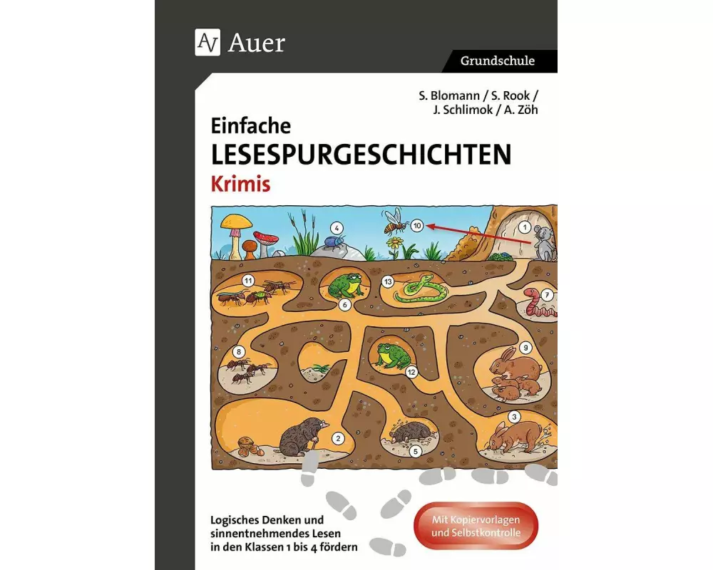 Einfache Lesespurgeschichten Krimis