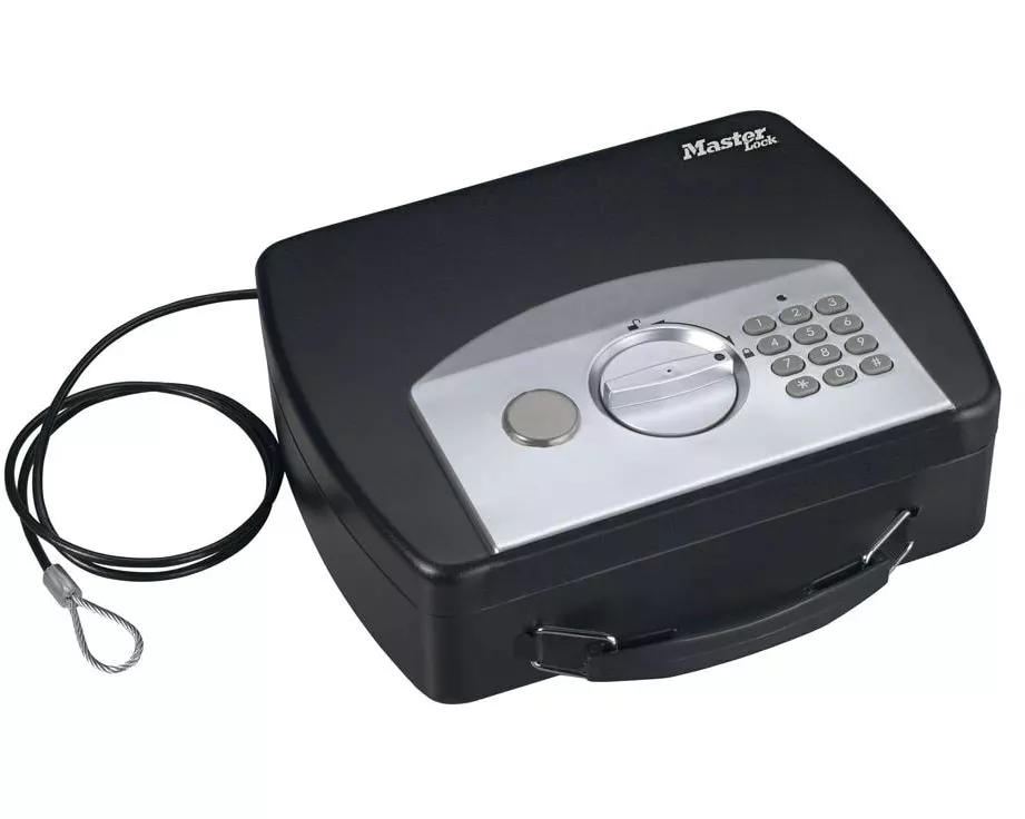 Masterlock Dokumentenkassette P008EML Schwarz