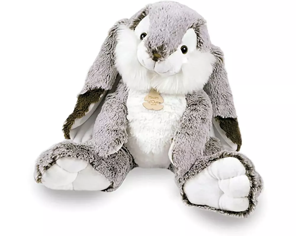 DouDou et compagnie Plüsch Hase Marius weich mit Geschenkbox 30 cm