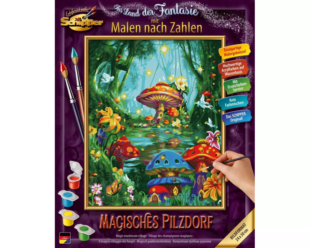 Schipper Malen nach Zahlen - Magisches Pilzdorf