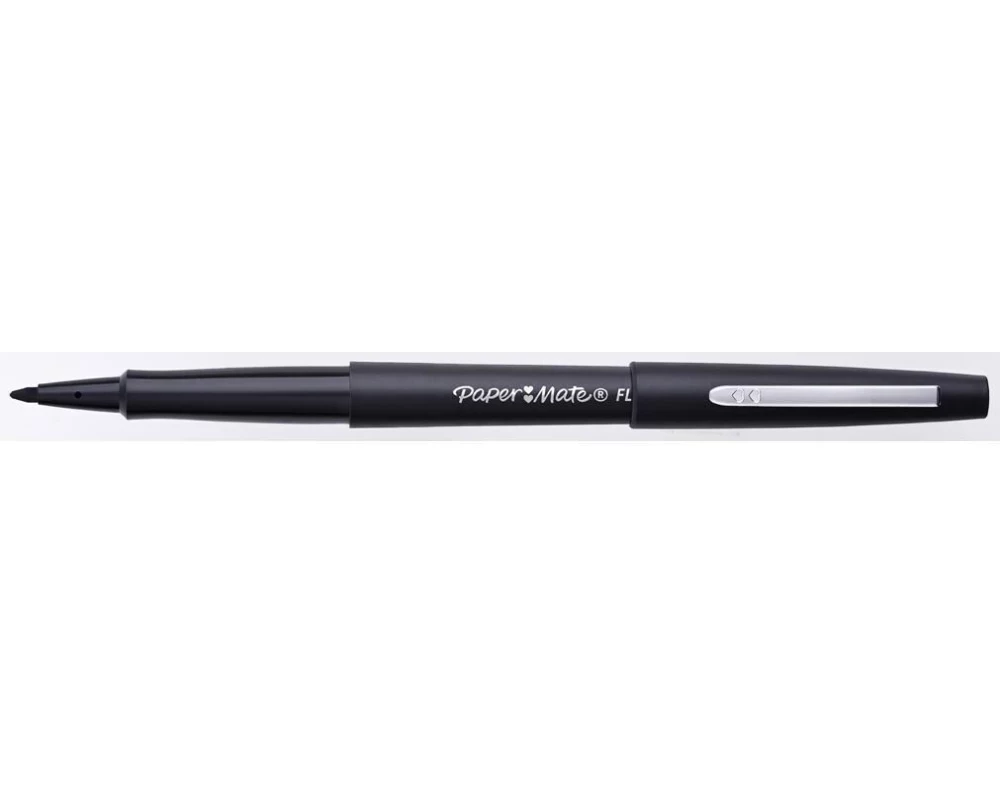 Paper Mate Fineliner Flair B, 12 Stück, Schwarz
