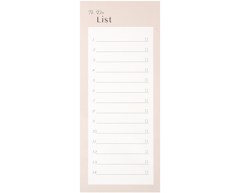 I AM CREATIVE To Do Liste 9x21cm MAA4005.38 rosa 80 Blatt