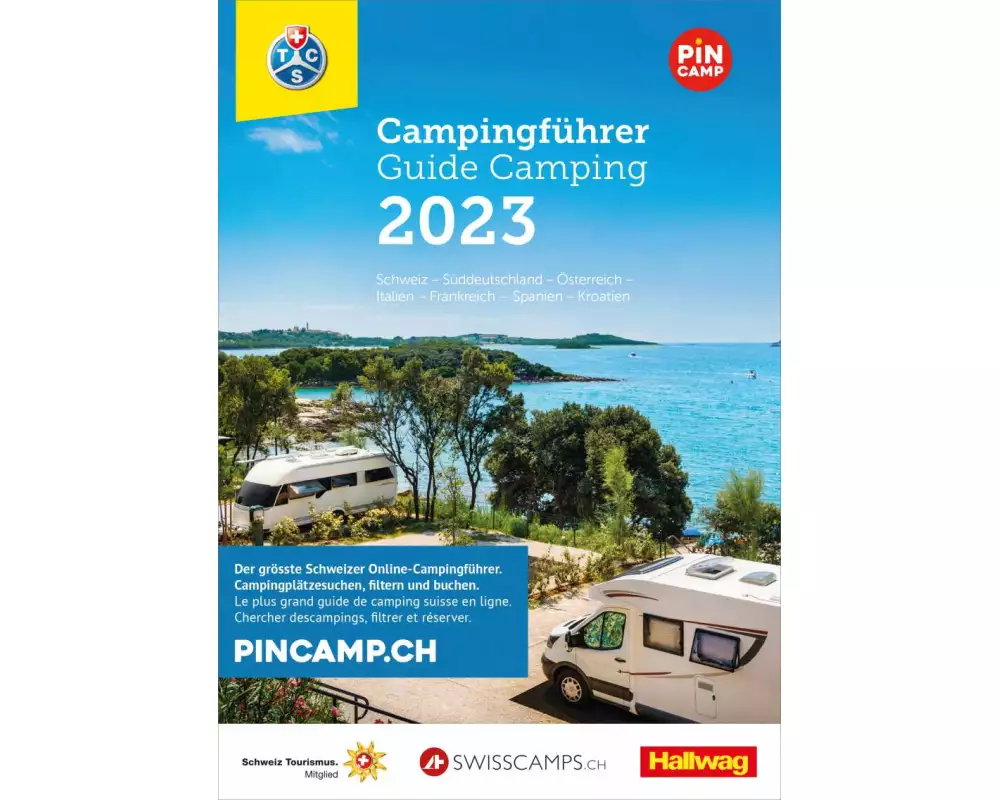 TCS Schweiz & Europa Campingführer 2023