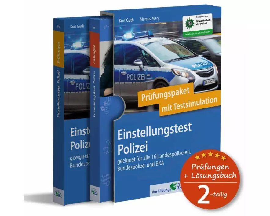 Einstellungstest Polizei: Prüfungspaket mit Testsimulation