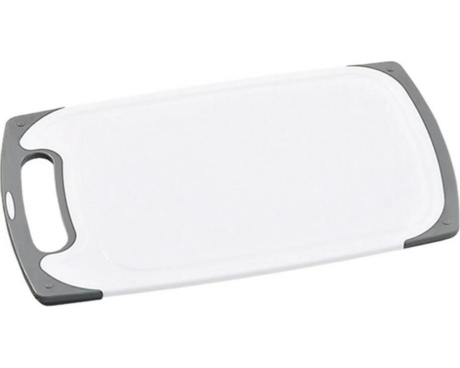Kesper Schneidebrett Kunststoff Weiss Grau 25 x 15 x 1 cm