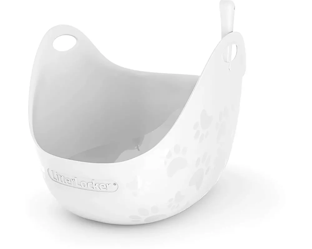 LitterLocker Katzentoilette Litter Box Weiss