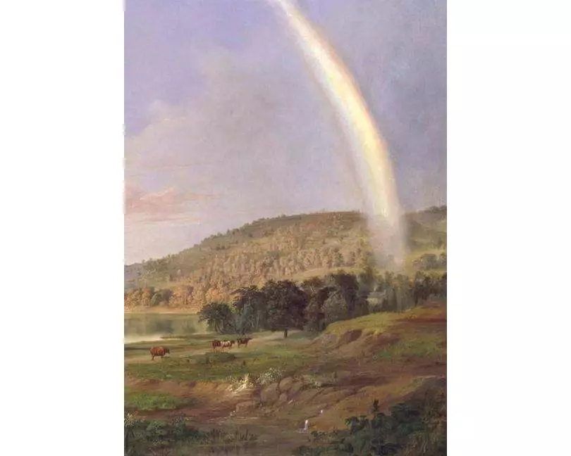 Landscape with Rainbow Notebook