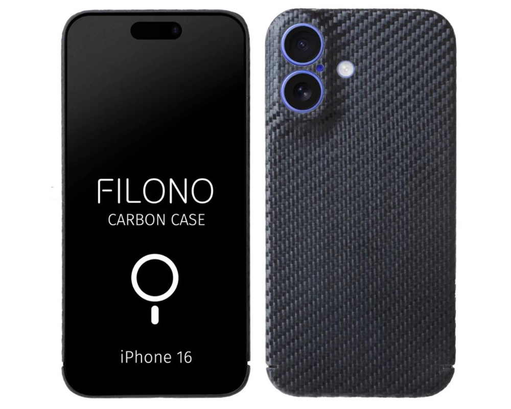 Filono Carbon Case, iPhone 16, MagSafe
