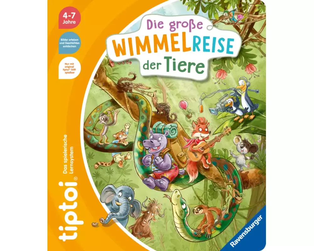 tiptoi - Die große Wimmelreise der Tiere