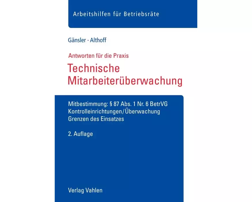 Technische Mitarbeiterüberwachung