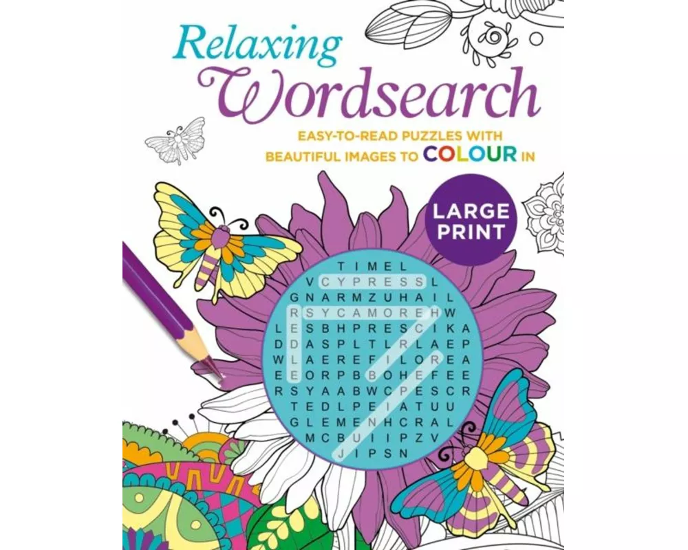 Relaxing Large Print Wordsearch