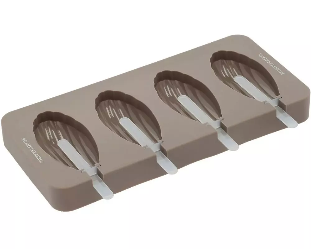 Blomsterberg Glaceform Madeleine, Silikon, Latte, 4 Stück