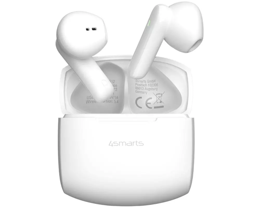 4smarts True Wireless In-Ear-Kopfhörer SkyBuds Air Weiss