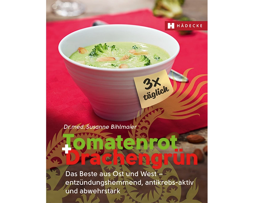 Tomatenrot + Drachengrün: 3x täglich